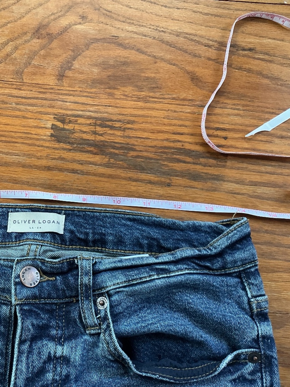 Oliver Logan Chester Straight Leg Blue Jeans 24 - Picture 11 of 12